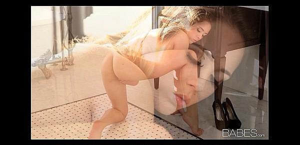  Beautiful teen wife Ella Milano checks herself out in the mirror